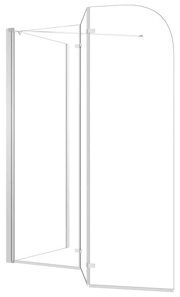 Tuš kabina od kaljenog stakla 120 x 69 x 130 cm prozirna