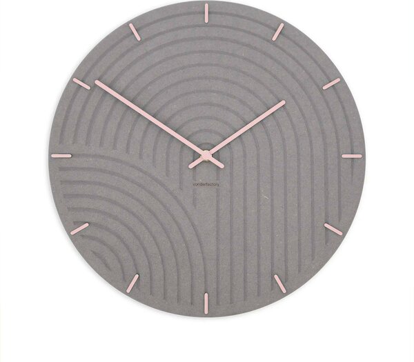 Zidni sat Luxhora Arcadia Light Grey 10 boja kazaljki