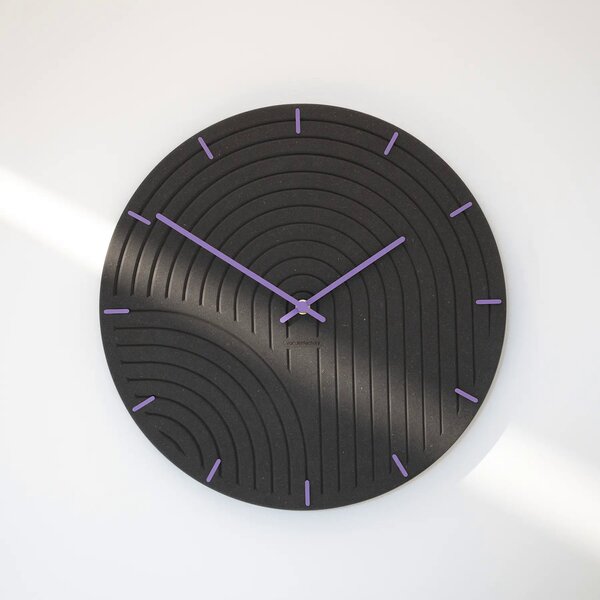 Zidni sat Luxhora Arcadia Black 8 boja kazaljki