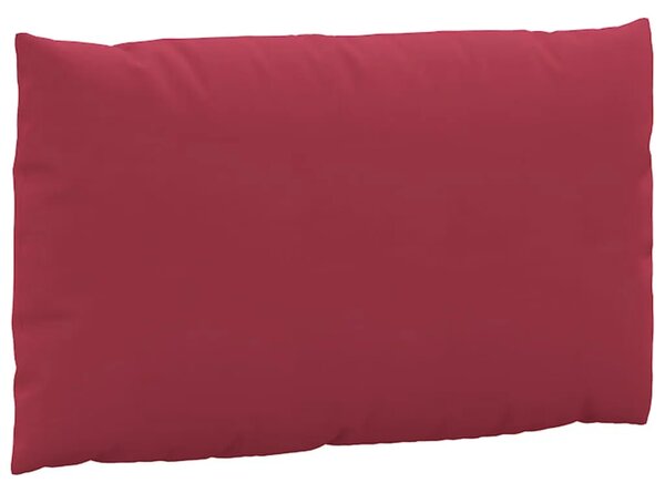 Jastuci za sofu od paleta 3 kom crvena boja vina od tkanine - boja crnog vina 1 kutna sofa Boja crnog vina