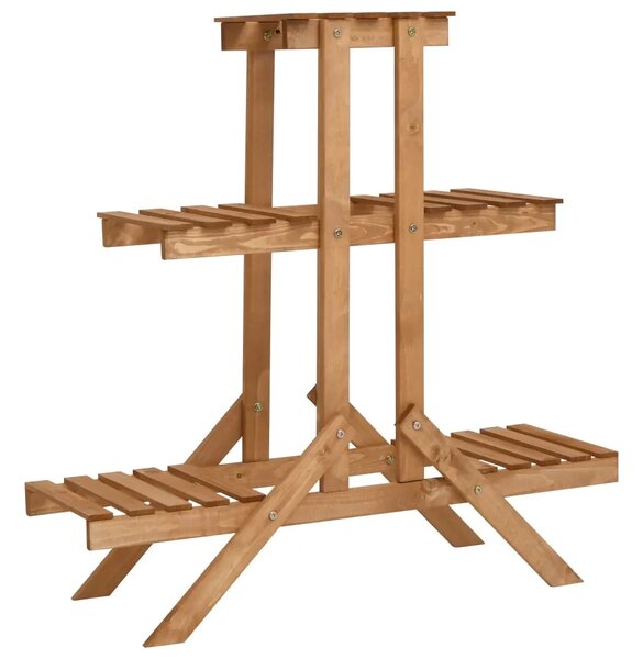 Stalak za biljke 83 x 25 x 83 cm od jelovine - 83 x 25 x 83 cm 1 83 x 25 x 83 cm
