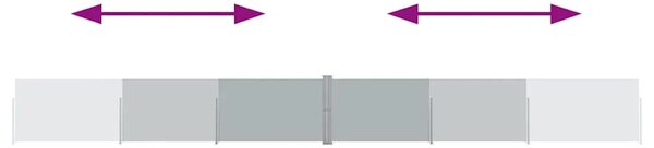 Uvlačiva bočna tenda za terasu 140 x 1200 cm antracit - Antracit 140 x 1200 cm 1 Antracit