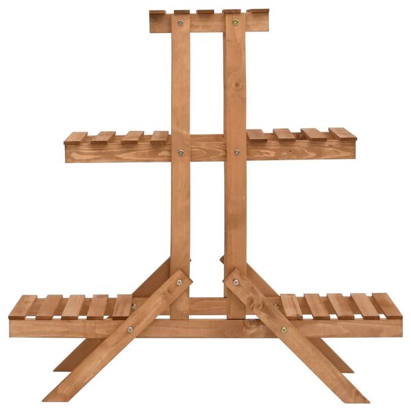 Stalak za biljke 83 x 25 x 83 cm od jelovine - 83 x 25 x 83 cm 1 83 x 25 x 83 cm