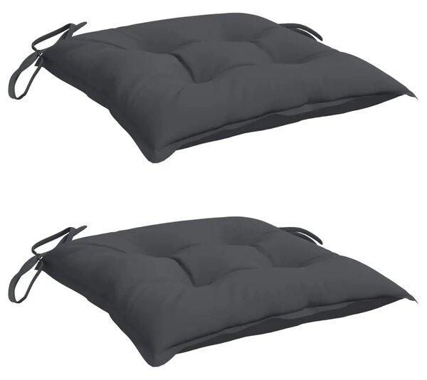 Jastuci za stolice 2 kom antracit 50x50x7 cm od tkanine Oxford - Antracit 50 x 50 x 7 cm 2 Antracit
