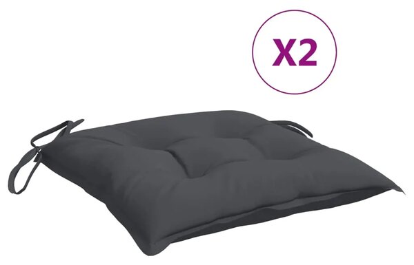 Jastuci za stolice 2 kom antracit 50x50x7 cm od tkanine Oxford - Antracit 50 x 50 x 7 cm 2 Antracit