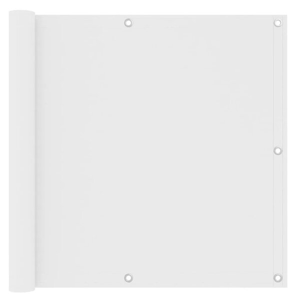Balkonski zastor bijeli 90 x 300 cm od tkanine Oxford - Bijela 90 x 300 cm 1 Bijela