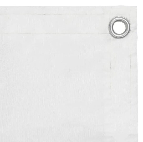 Balkonski zastor bijeli 75 x 500 cm od tkanine Oxford - Bijela 75 x 500 cm 1 Bijela