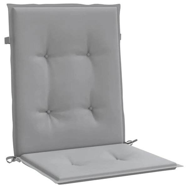 Jastuci za vrtne stolice 6 kom sivi od tkanine Oxford - Siva 100 x 50 x 3 cm 6 Siva