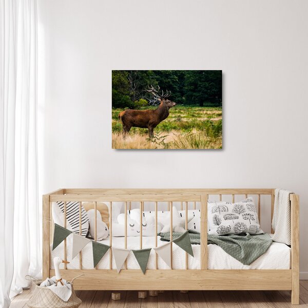 Staklena slika jelena (70x50 cm)