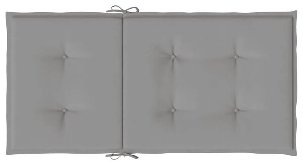 Jastuci za vrtne stolice 6 kom sivi od tkanine Oxford - Siva 100 x 50 x 3 cm 6 Siva