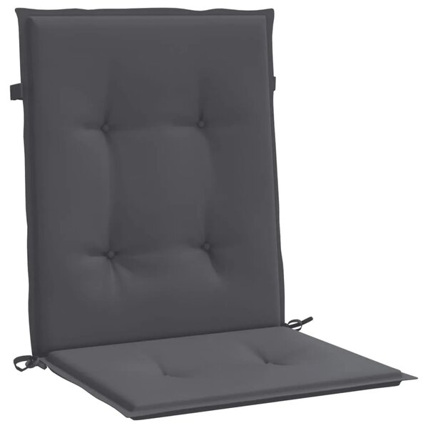 Jastuci za vrtne stolice 6 kom antracit od tkanine Oxford - Antracit 100 x 50 x 3 cm 6 Antracit