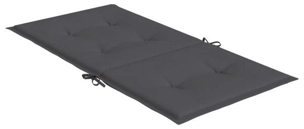 Jastuci za vrtne stolice 4 kom antracit od tkanine Oxford - Antracit 100 x 50 x 3 cm 4 Antracit