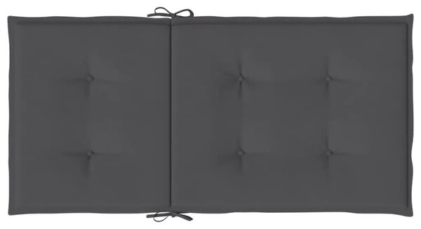 Jastuci za vrtne stolice 4 kom antracit od tkanine Oxford - Antracit 100 x 50 x 3 cm 4 Antracit