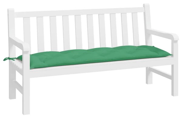 Jastuk za vrtnu klupu zeleni 150 x 50 x 7 cm od tkanine Oxford - Zelena 150 x 50 x 7 cm 1 Zelena