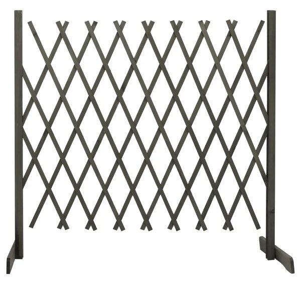 Vrtna rešetkasta ograda siva 180 x 100 cm od masivne jelovine - Siva 180 x 100 cm 1 Siva