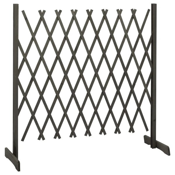 Vrtna rešetkasta ograda siva 180 x 100 cm od masivne jelovine - Siva 180 x 100 cm 1 Siva