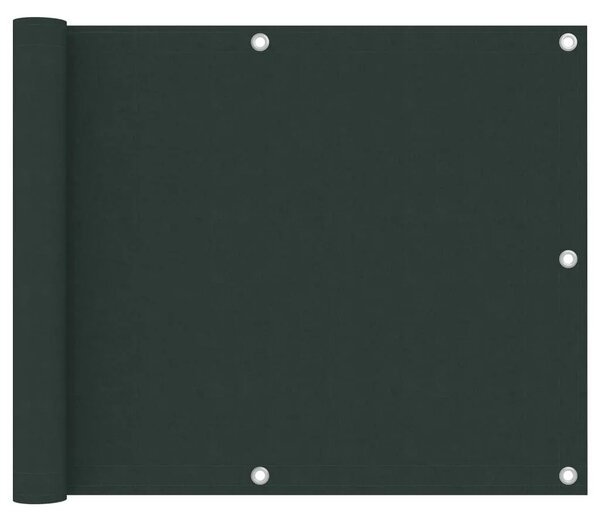 Balkonski zastor tamnozeleni 75 x 500 cm od tkanine Oxford - Tamnozelena 75 x 500 cm 1 Tamnozelena