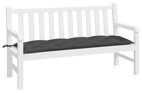 Jastuk za vrtnu klupu antracit 150 x 50 x 7 cm tkanina Oxford - Antracit 150 x 50 x 7 cm 1 Antracit