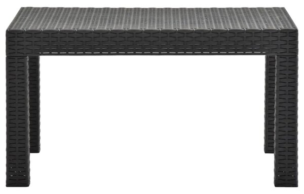 Vrtni stol antracit 58 x 58 x 41 cm PP ratan