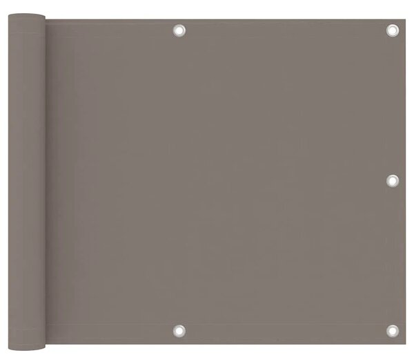 Balkonski zastor smeđe-sivi 75 x 600 cm od tkanine Oxford - Sivo-smeđa 75 x 600 cm 1 Sivo-smeđa