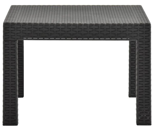 Vrtni stol antracit 58 x 58 x 41 cm PP ratan