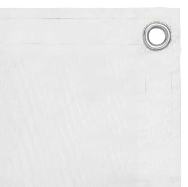Balkonski zastor bijeli 90 x 400 cm od tkanine Oxford - Bijela 90 x 400 cm 1 Bijela