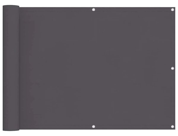 Balkonska Zaštita od Oxford Tkanine u Antracit Boji 75x600 cm - Antracit 75 x 600 cm 1 Antracit