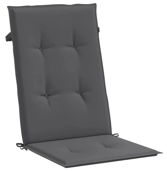 Jastuci za vrtne stolice 6 kom antracit 120x50x3 cm od tkanine - Antracit 120 x 50 x 3 cm 6 Antracit
