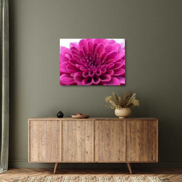 Staklena slika cvijeta (70x50 cm)