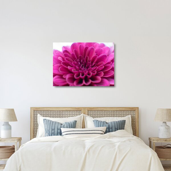 Staklena slika cvijeta (70x50 cm)