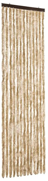 Zavjesa protiv muha - Zastor protiv insekata bež 56 x 200 cm šenil - Bež 56 x 200 cm Bež 56 x 200 cm