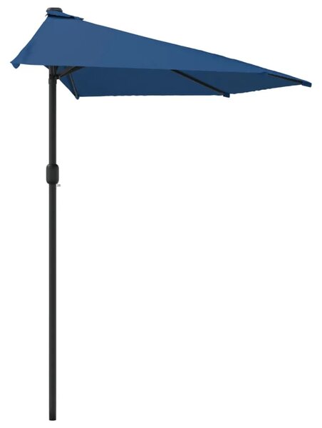 Balkonski suncobran plavi 300 x 155 x 223 cm polukružni - Tamno plava 1 Tamno plava