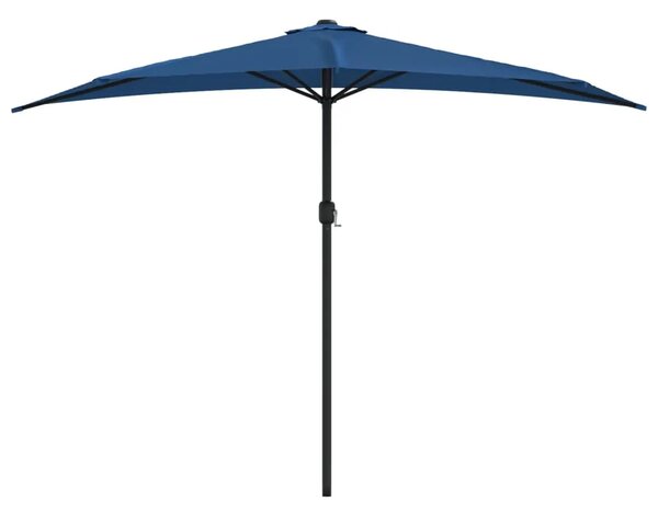 Balkonski suncobran plavi 300 x 155 x 223 cm polukružni - Tamno plava 1 Tamno plava