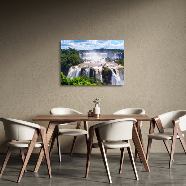 Staklena slika slapova Iguassu (70x50 cm)