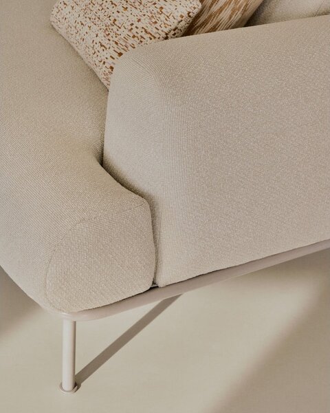 Bež sofa od šenila 234 cm Aurum – Kave Home