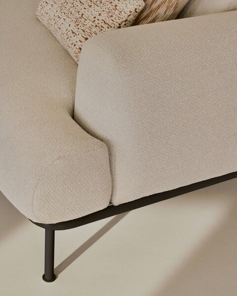Bež sofa od šenila 234 cm Aurum – Kave Home