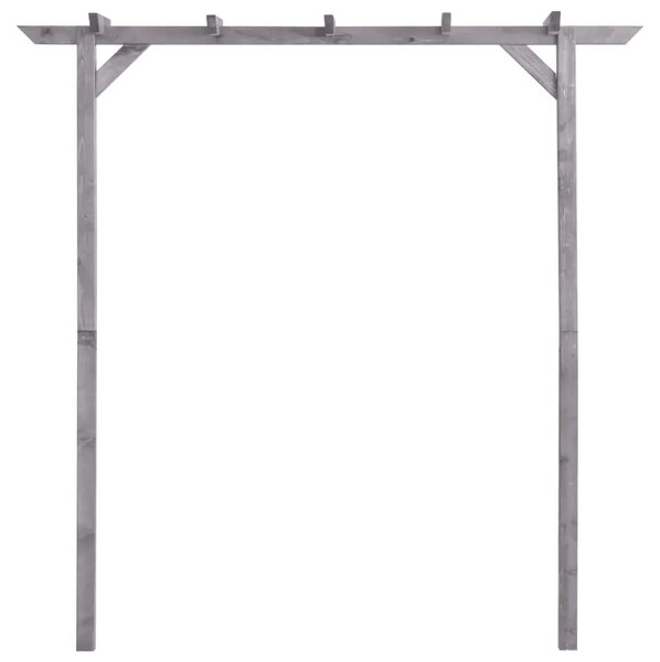Vrtna pergola siva 200 x 40 x 205 cm od impregnirane borovine - 200 x 40 x 205 cm 1 200 x 40 x 205 cm