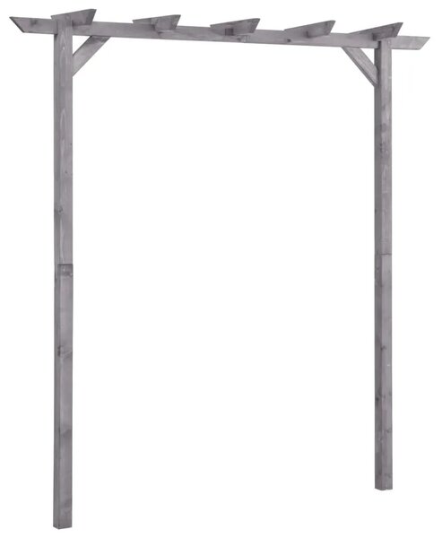 Vrtna pergola siva 200 x 40 x 205 cm od impregnirane borovine - 200 x 40 x 205 cm 1 200 x 40 x 205 cm