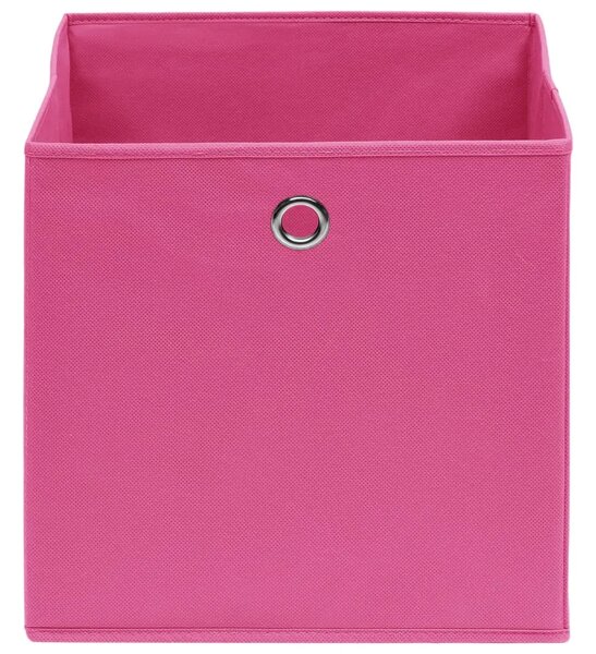 Kutije za pohranu od netkane tkanine 4 kom 28 x 28 x 28 cm roze - Ružičasta 4 1 Ružičasta