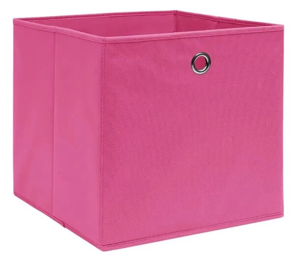 Kutije za pohranu od netkane tkanine 4 kom 28 x 28 x 28 cm roze - Ružičasta 4 1 Ružičasta