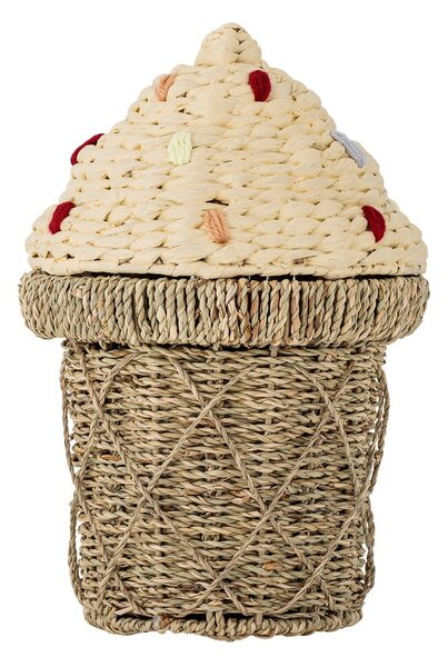 Dječja kutija za pohranu od morske trave u prirodnoj boji ø 28x41 cm Cillie – Bloomingville Mini
