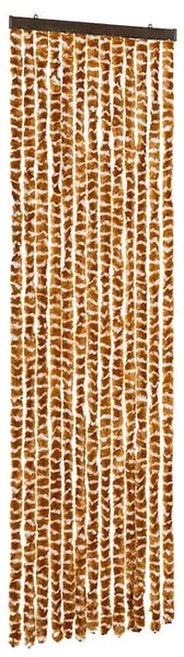 Zavjesa protiv muha - Zastor protiv insekata oker-bijeli 56 x 185 cm šenil - Oker i bijela 56 x 185 cm Oker i bijela 56 x 185 cm