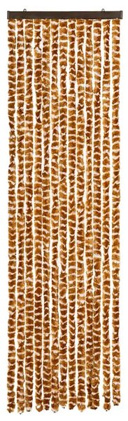 Zavjesa protiv muha - Zastor protiv insekata oker-bijeli 56 x 185 cm šenil - Oker i bijela 56 x 185 cm Oker i bijela 56 x 185 cm