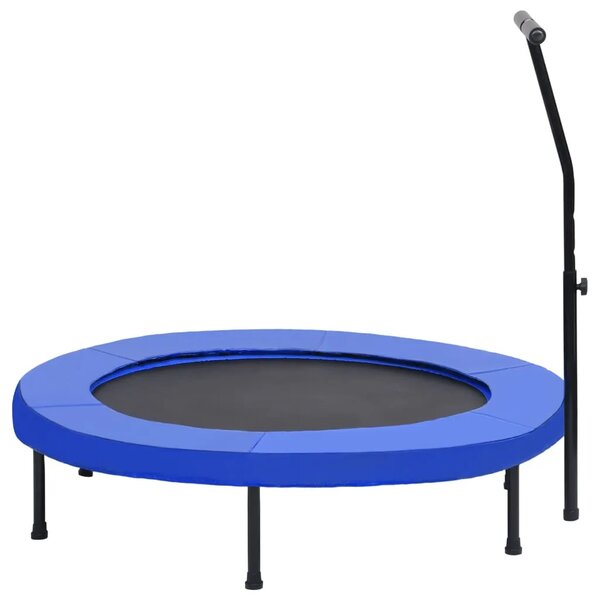 Trampolin za vježbanje s ručkom i sigurnosnim jastučićem 122 cm - 122 cm 1 Sa sigurnosnim jastučićima Okruglo