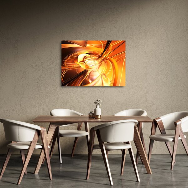 Staklena slika apstrakcije (70x50 cm)