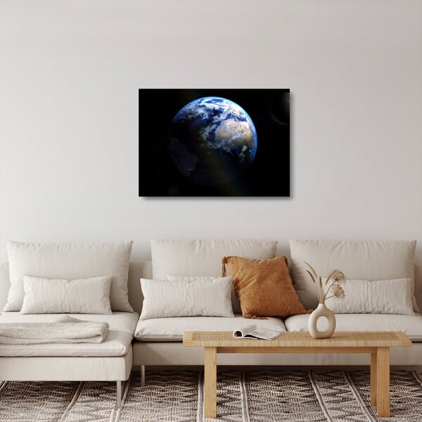 Staklena slika planete Zemlje (70x50 cm)