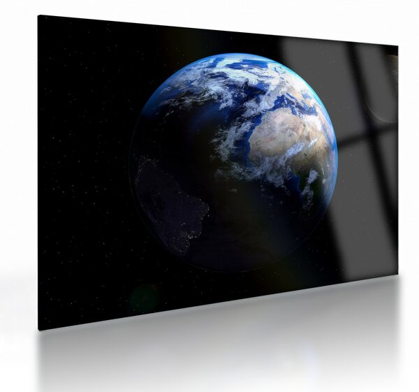 Staklena slika planete Zemlje (70x50 cm)
