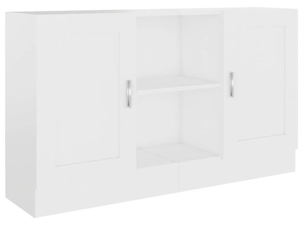 Komoda bijela 120 x 30 5 x 70 cm od konstruiranog drva - Bijela 1 Konstruirano drvo Bijela