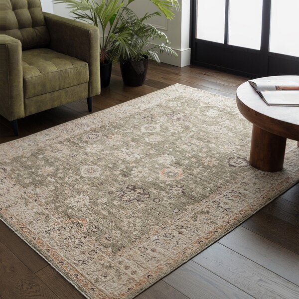 Zeleni/bež ručno rađen tepih 200x300 cm Heriz Ornate – Asiatic Carpets