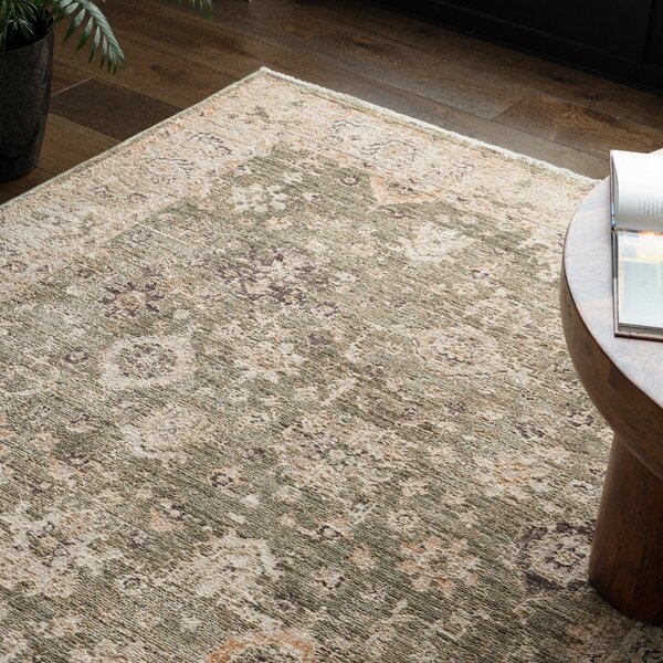 Zeleni/bež ručno rađen tepih 200x300 cm Heriz Ornate – Asiatic Carpets